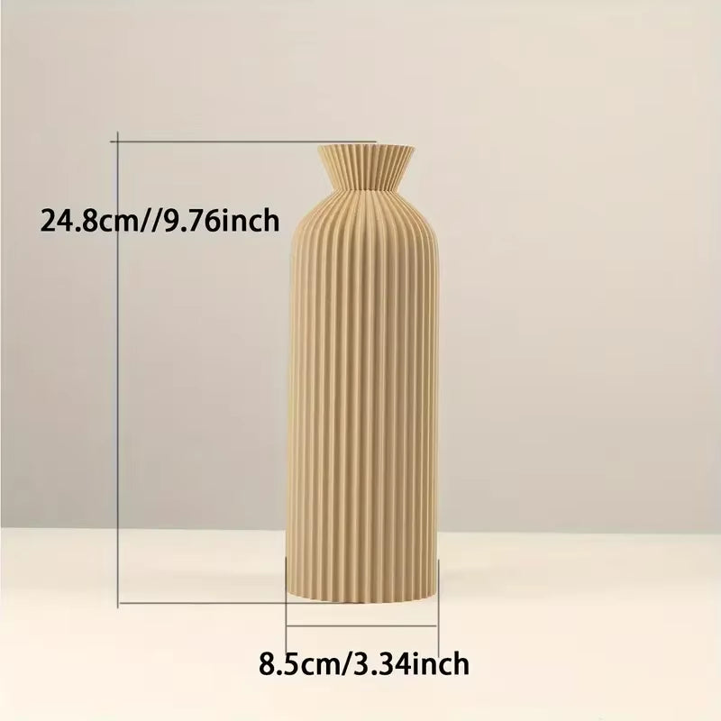 Elegant Black 3D-Printed Vase – Boho Chic Accent for Home & Office Decor 🪴